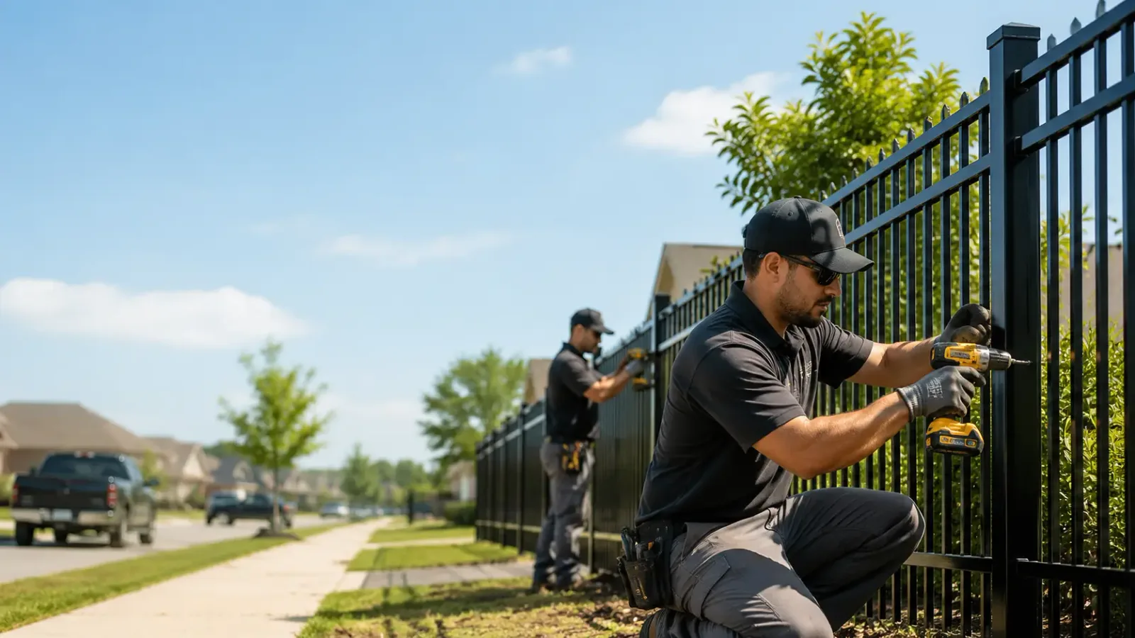 Metal Fence Installation in Corinth, TX